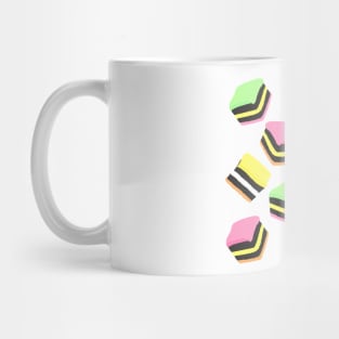 Licorice Allsorts Candy Lollies Mug